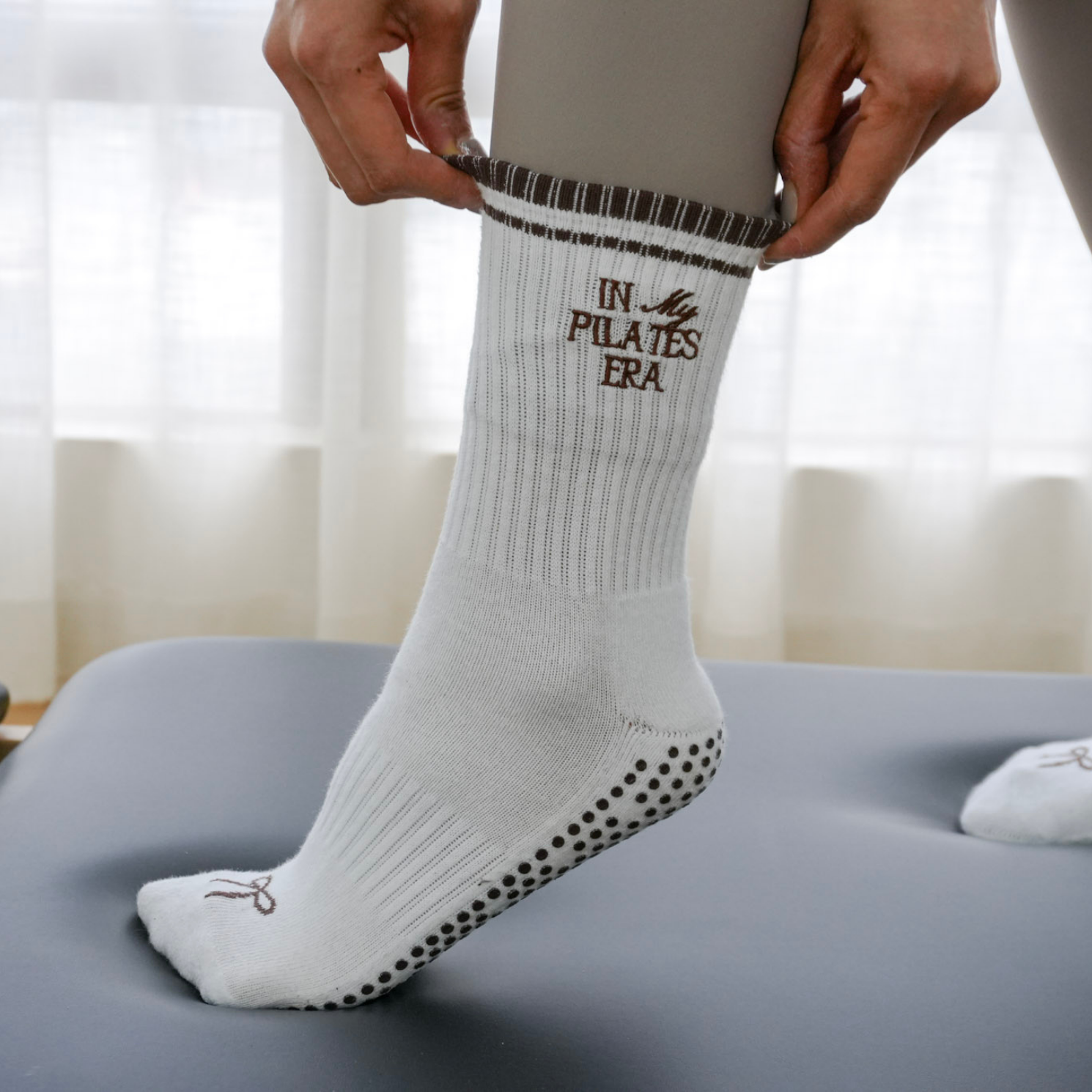 Pilates & Coffee Grip Socks