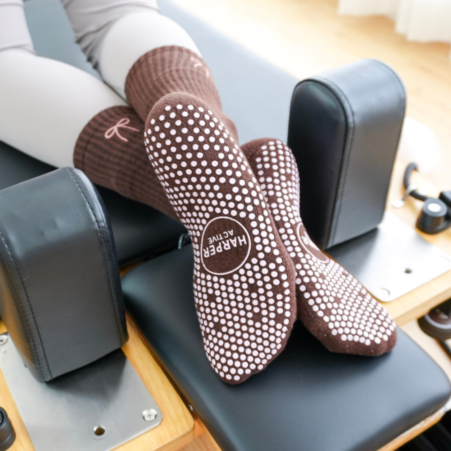 Pilates & Coffee Grip Socks
